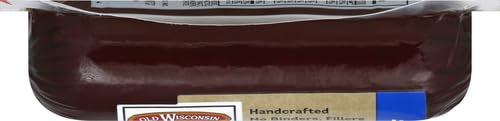 Old Wisconsin Premium Summer Sausage, 100% Natural Meat, Charcuterie, Ready to Eat, High Protein, Low Carb, Keto, Gluten Free, Beef Flavor, 8 Ounce (Pack of 4)