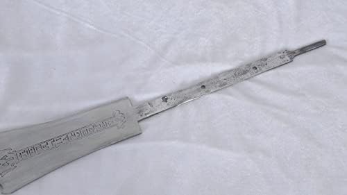 Conan The Barbarian Sword ??Real Full Tang Atlantean Swords | 5160 Carbon Steel, Brass Fittings & Leather Sheath | Medieval Fantasy King Sword Prop | Gift for Him, Christmas, Viking Gift for Him