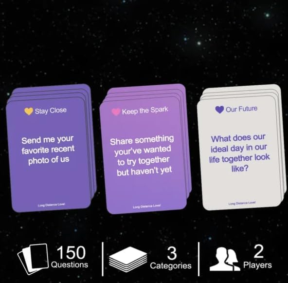 Long Distance Love ??Couples Card Game for Long-Distance Relationships