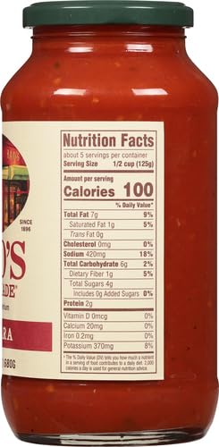Rao's Homemade Marinara Sauce, 24 oz, All Purpose Tomato Sauce, Pasta Sauce, Carb Conscious, Keto Friendly, All Natural, Premium Quality, With Italian Tomatoes & Olive Oil