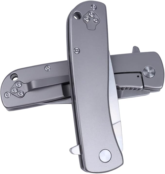 Masalong kni245 Pocket Liner Lock Flipper Knife for Men Women, Sharp Camping Hiking Hunting Survival Outdoor Knife EDC