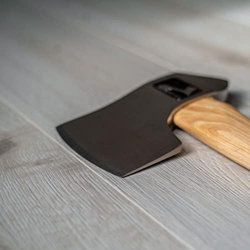 King of Diamonds Throwing Axe: World Axe Throwing League Premium Competition Throwing Axe, WATL Throwing Hatchet with Round Hickory Wooden Handle (Square Handle)