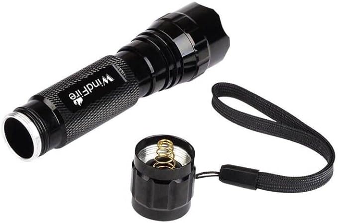 WINDFIRE 2 Pack LED Flashlight Single Mode, Super Bright Tactical Flashlights, Small Portable Water Resistant Handheld Flash Lights for Camping, Hiking, Emergency