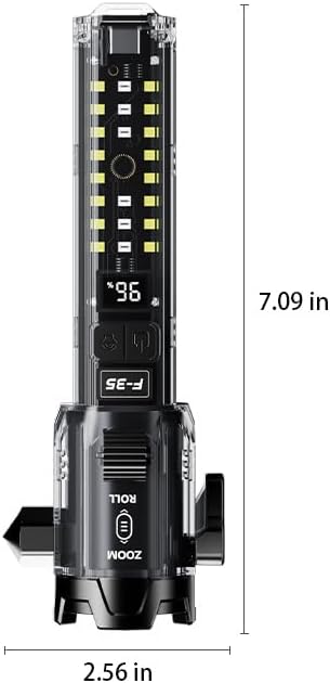 Rechargeable Flashlights High Lumens,Powerful Tactical Flashlightsï¼? Modes LED Flashlight Adjustable,Waterproof Flashlight, Handheld Emergency Lighting Device,Suitable for Home Use,Camping, Hiking