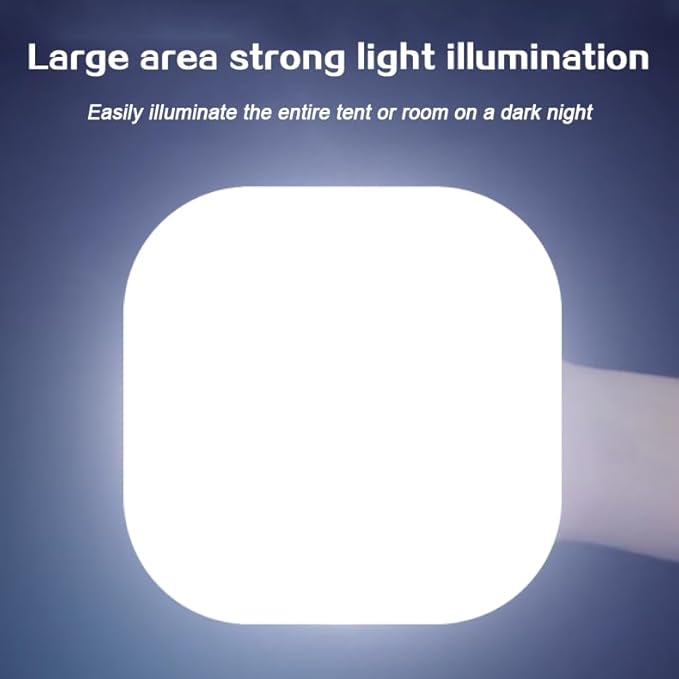 Strood Rechargeable 800LM LED Camping Lighting,Portable Tent Light,Fixture Camping Lantern Light with Magnet Base, 4000 mAh PowerBank,Survival Gear Camping Equipment Hiking Hurricane Emergency Outage