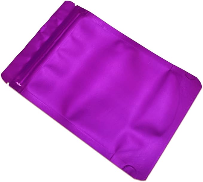 PABCK 50 Pieces 4.3x6.3 inch(Inside Size 3.5x3.9 inch) Stand-Up Resealable Heat Seal Bags 3.55mil
