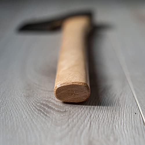 Queen of Hearts Throwing Axe: World Axe Throwing League Premium Competition Throwing Axe, WATL Throwing Hatchet with Round Hickory Wooden Handle (Round Handle)