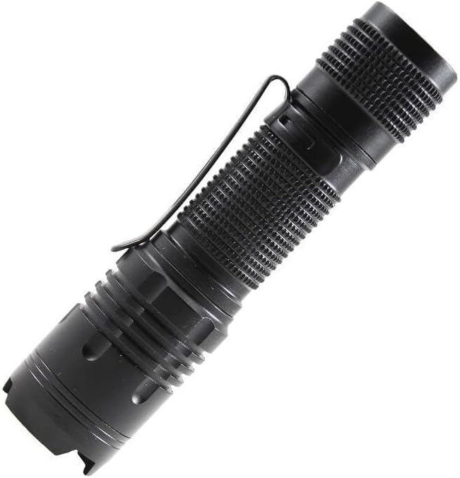LitezAll 400 Lumen Tactical Flashlight, Compact LED Flashlight with Pocket Clip, Aerospace Aluminum Body, IPX2 Weather Resistant, Everyday Carry Flashlight for Outdoor, Work, and Emergency Use