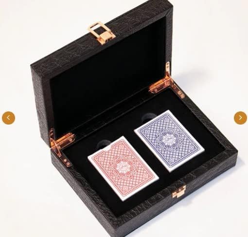 Triton Premium Portable Poker Table Mat 10 Player + Triton Premium Poker Playing Cards for Texas Holdem Poker
