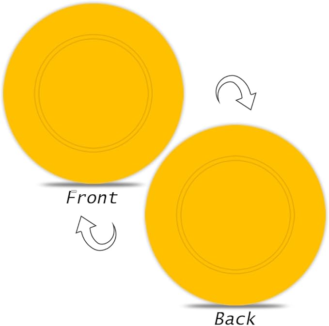 500 Custom Poker Chips Plastic Tokens,40mm/1.57in Diameter,Imprint Full-Color with Your Logo,Text or Images for Drink Bar,Wedding,Event,Company Advertise