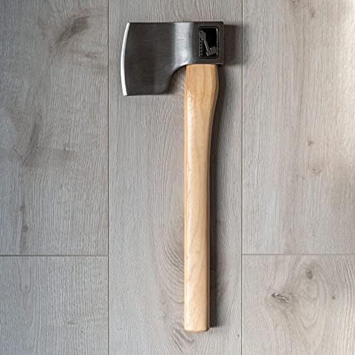 Queen of Hearts Throwing Axe: World Axe Throwing League Premium Competition Throwing Axe, WATL Throwing Hatchet with Round Hickory Wooden Handle (Round Handle)