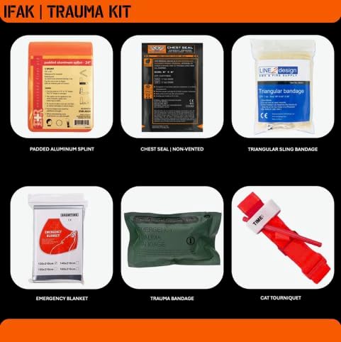 72 Hour Survival Kit - 291 Pieces Survival Gear and Supplies - 45L Go Bag Emergency Backpack, First Aid, Water Filter, Tools, Tent, Camping Essentials, Emergency Preparedness - The Alpha