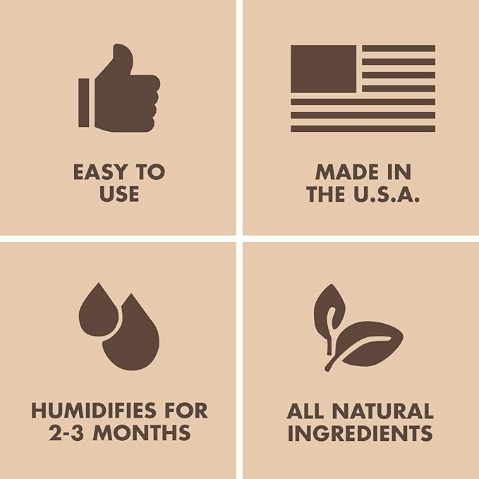 Boveda 58% Two-Way Humidity Control Packs For Storing 1 lb – Size 67 – 12 Pack – Moisture Absorbers for Storage Containers – Humidifier Packs – Individually Wrapped Hydration Packets