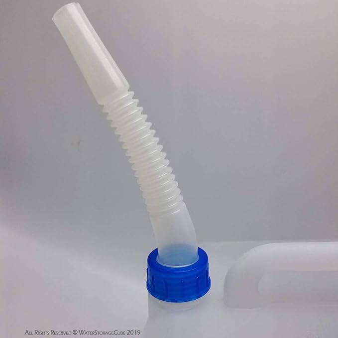 WaterStorageCube Funnel Spout 2-Pack Accessory for Collapsible Water Container Cubes, Jugs & Carriers with Spigot, Great for Camping, Outdoor, Hiking, Backpack & Home Use