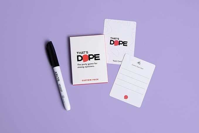 That's Dope: The Party Game for Strong Opinions ??Custom Pack
