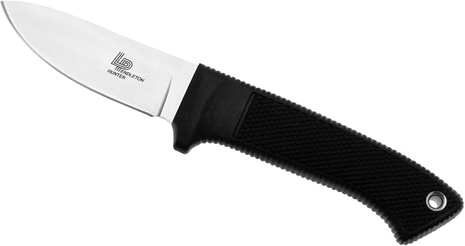 Cold Steel Pendleton Hunter 3.5" AUS 10A Stainless Steel Drop Point Fixed Blade Outdoor Camping Game Hunting Knife Ergonomic Kray-Ex Handle, Weather-Resistant Secure-Ex Sheath