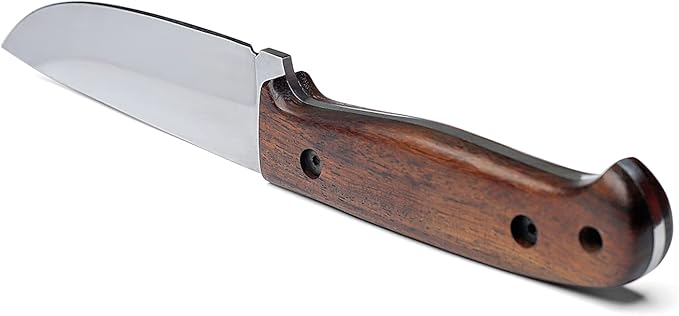 Handmade Bushcraft knife With Leather Sheath | Hunting Knife | Carbon Steel Knife for Hunters | Outdoor Knife With Wood Handle | 10 Inches Full Tang Survival Knife - Camping Knives | HUNT-08