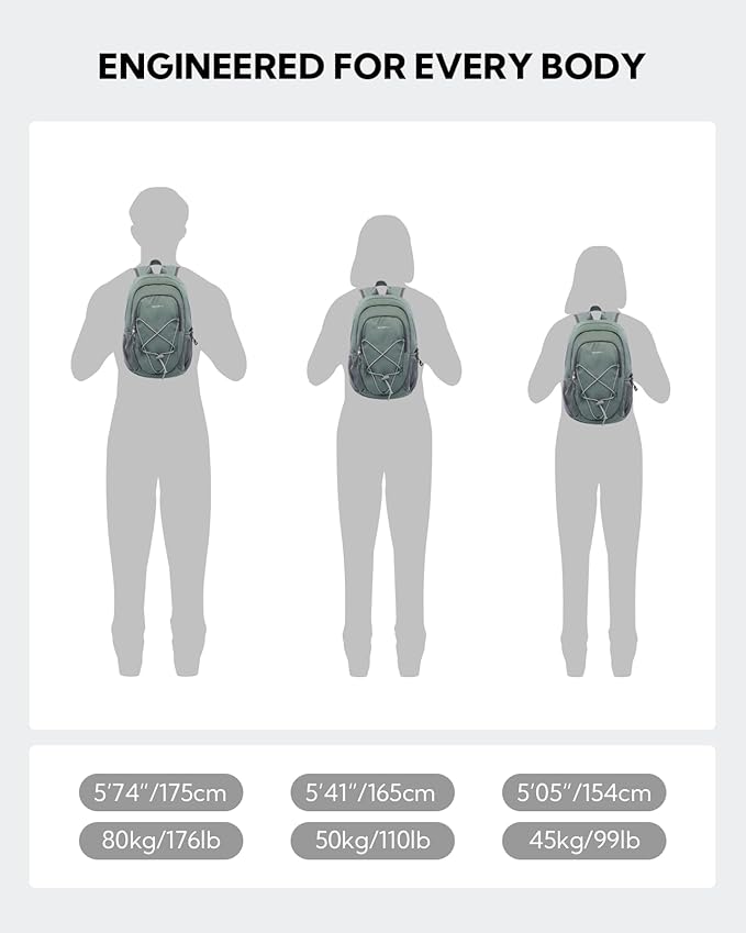WATERFLY 12L Small Hiking Backpack: Day Pack Lightweight Travel Bag Camping Fitness Cycling Outdoor Sports Daypack For Women Men