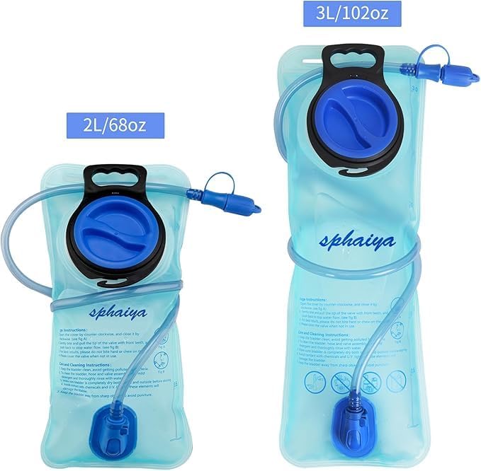 Hydration Bladder 2L-3L Water Storage Bag Reservoir,Military Hydration Pack Replacement for Hiking Biking Climbing Cycling Running Camping Backpack 1Pack