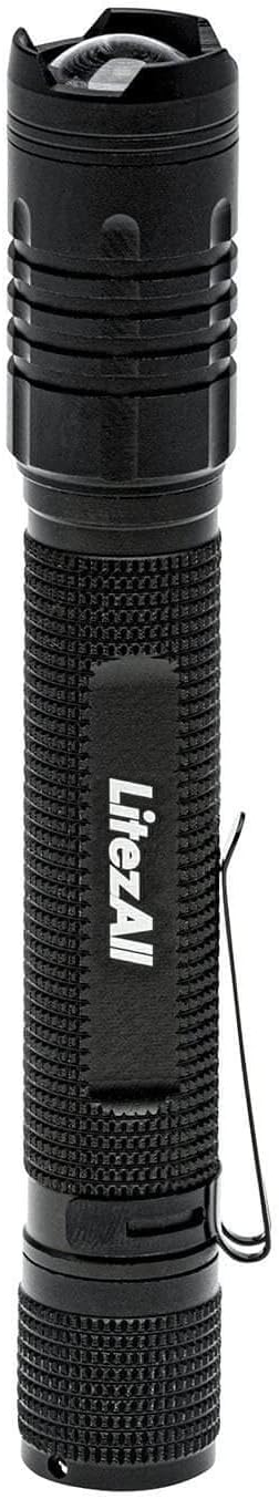 LitezAll 280 Lumen Tactical Flashlight, Compact LED Pocket Flashlight for Everyday Carry, Battery Powered EDC Light for Work, Outdoor, Emergency, and Home Use ??Easy Operation