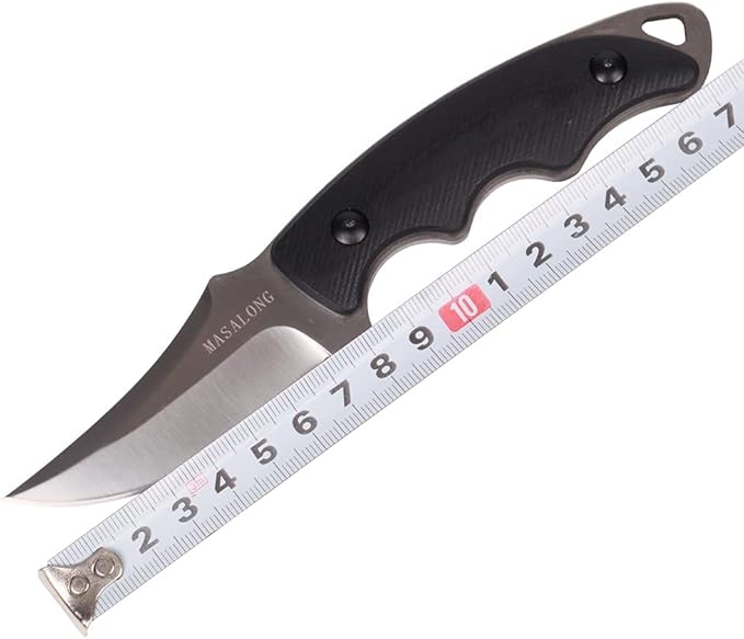 MASALONG Kni230 Fixed Blade Knife Hrc60 With Kydex Sheath for Outdoor Camping EDC Hunting Full Tang Design
