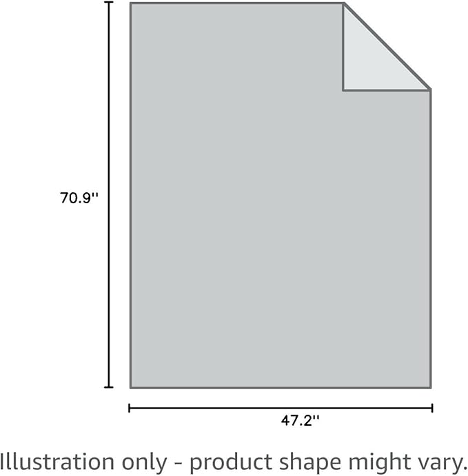 Inf-way Emergency Fire Blanket for Home and Kitchen, 5 Size for Choice, 1 Pack Extra Large Fire Blanket 3.9x5.9ft