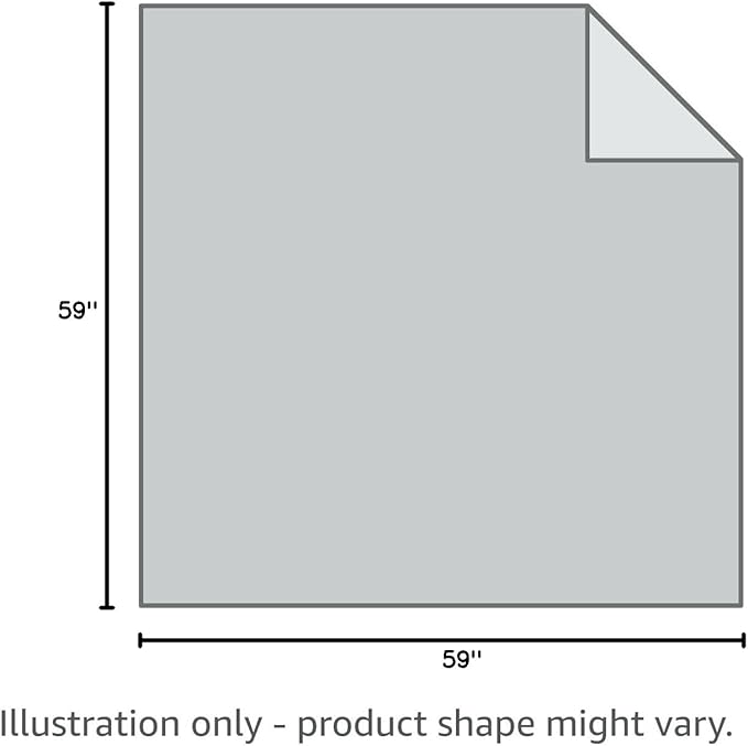 Inf-way Emergency Fire Blanket for Home and Kitchen, 5 Size for Choice, 1 Pack Extra Large Fire Blanket 4.9x4.9ft