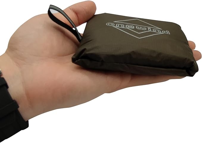 Onewind Compact Footprint, 4000mm Waterproof Rate PU Coating, 55" *39"Ultralight Camping Floor Ground Sheet with Carry Bag for Backpacking, Hiking, Camping, Picnic, Ground