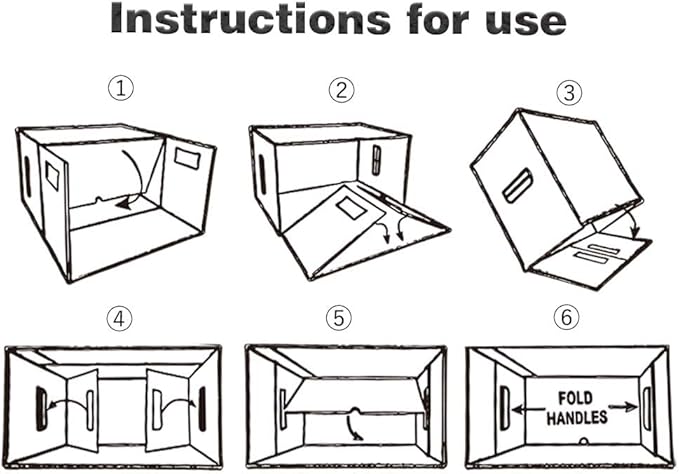 3 Pack Box Storage for Storing Small Items/Books/Kitchen/Supplies/Card, Corrugated Board Holds 150-175 Comics Collapsible/Stackable