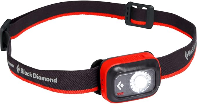 BLACK DIAMOND Sprint 225 Lumen Rechargeable LED Headlamp for Running, Camping, Hiking, Compact and Lighweight