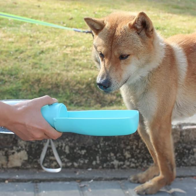 Foldable Dog Water Bottle,Portable Water Dispenser,Outdoor Pet Water Bottle for Dog,Cat,Rabbti,Puppy and Other Small Animal for Walking,Hiking,Travel.Dishwasher Safe,Puppy Accessories