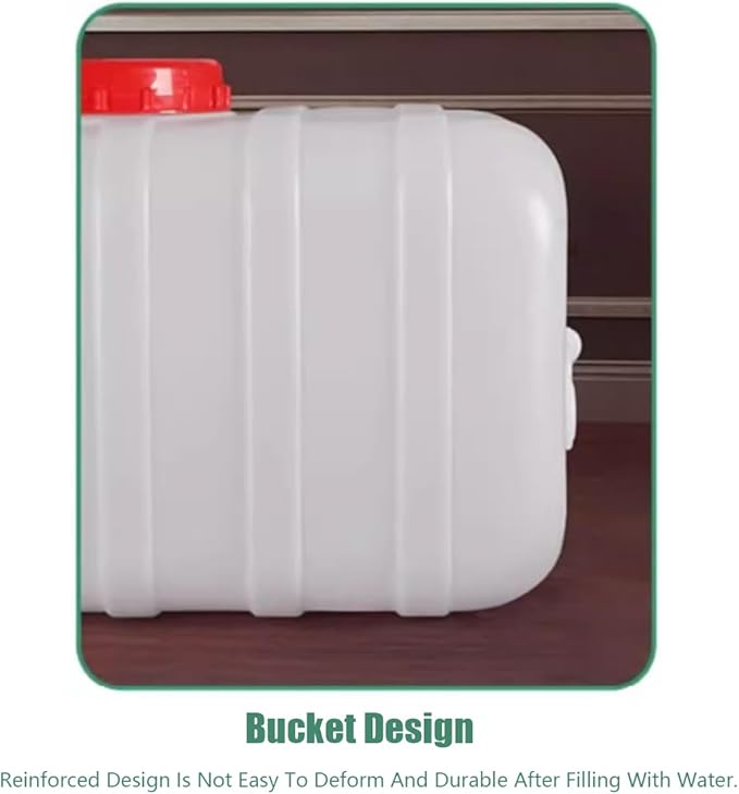 Food Grade Water Carrier 45L/75L/100L/200L Water Container Water Container with Faucet,Portable Water Storage Jug Perfect for Outdoors Camping Hiking Emergency(Size:100L/26.41gal)