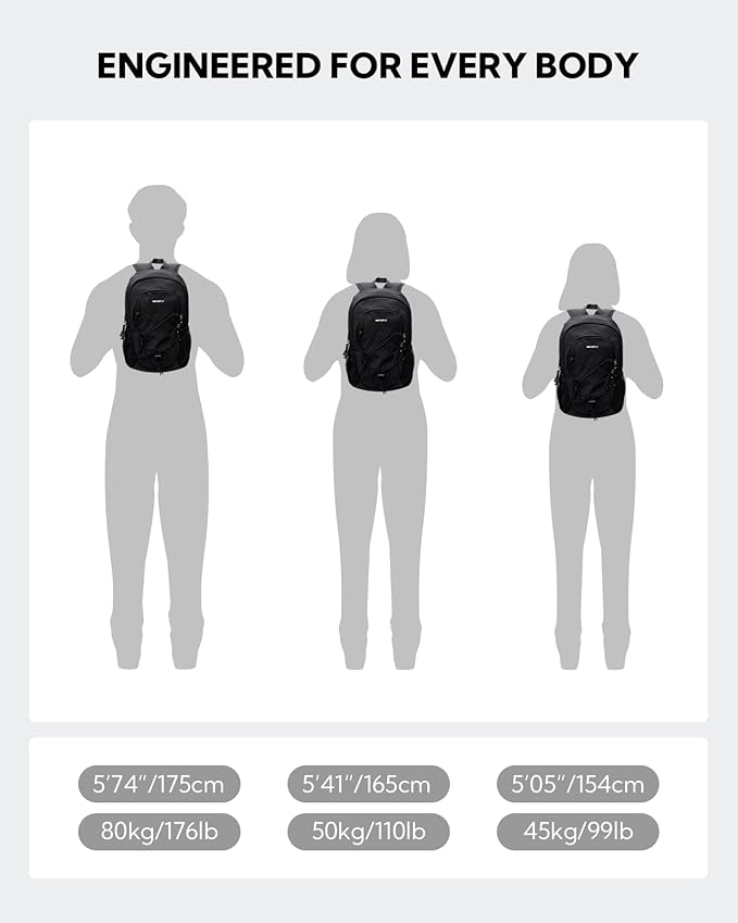 WATERFLY 12L Small Hiking Backpack: Day Pack Lightweight Travel Bag Camping Fitness Cycling Outdoor Sports Daypack For Women Men Teenager
