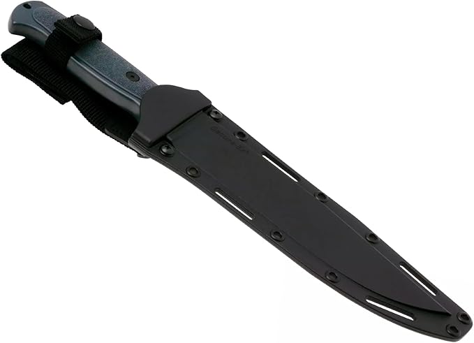 Cold Steel Drop Forged Survivalist 8" 52100 High-Carbon Steel Clip Point Fixed Blade EDC Tactical Hunting Utility Knife, 5" Ergonomic Handle, Weather-Resistant Secure-Ex Sheath