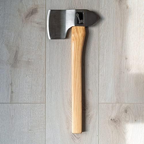 King of Diamonds Throwing Axe: World Axe Throwing League Premium Competition Throwing Axe, WATL Throwing Hatchet with Round Hickory Wooden Handle (Square Handle)