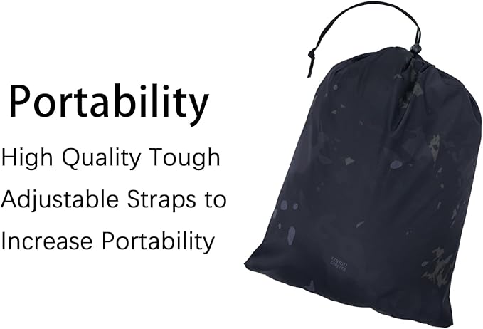 Poncho Liner Military Outdoor Camping Blanket for Travel, Beach, Grass, Picnic, Car Emergency, Outdoor, Survival