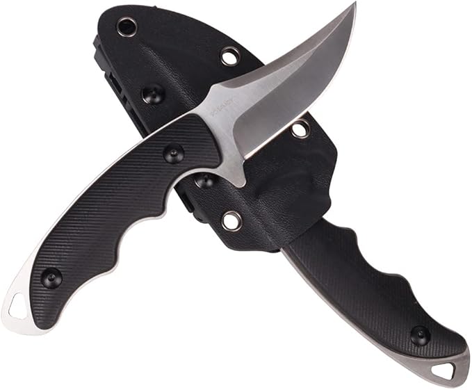 MASALONG Kni230 Fixed Blade Knife Hrc60 With Kydex Sheath for Outdoor Camping EDC Hunting Full Tang Design