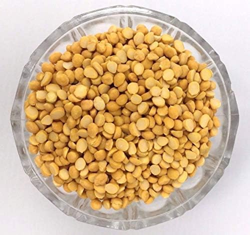 Sadaf Yellow Split Peas - Slow Cook - Yellow Split Peas for Cooking and Food Flavoring - Dried Yellow Split Peas - Kosher - 16 oz Resealable Bag
