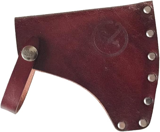 Kyien Leather Hatchet Axe Sheath Protector Tool - Head Cover with Leather
