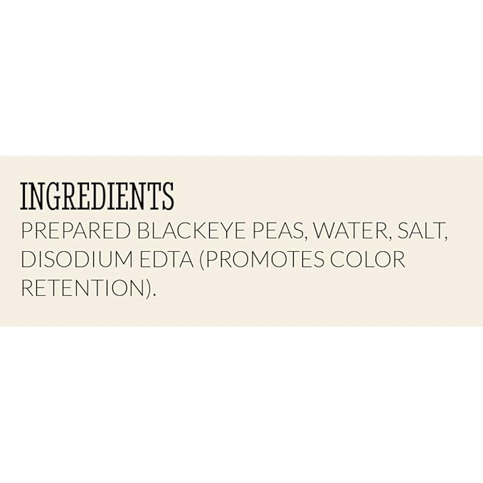 BUSH'S BEST 15.8 oz Canned Blackeye Peas, Source of Plant Based Protein and Fiber, Low Fat, Gluten Free, (Pack of 12)