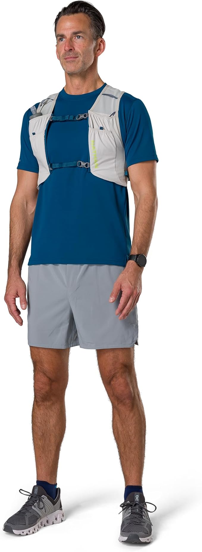 Nathan Pinnacle Featherlite 1.5L Hydration Vest for Running ??Ultra-Lightweight, Compression-Fit with Hydrapak Soft Flask