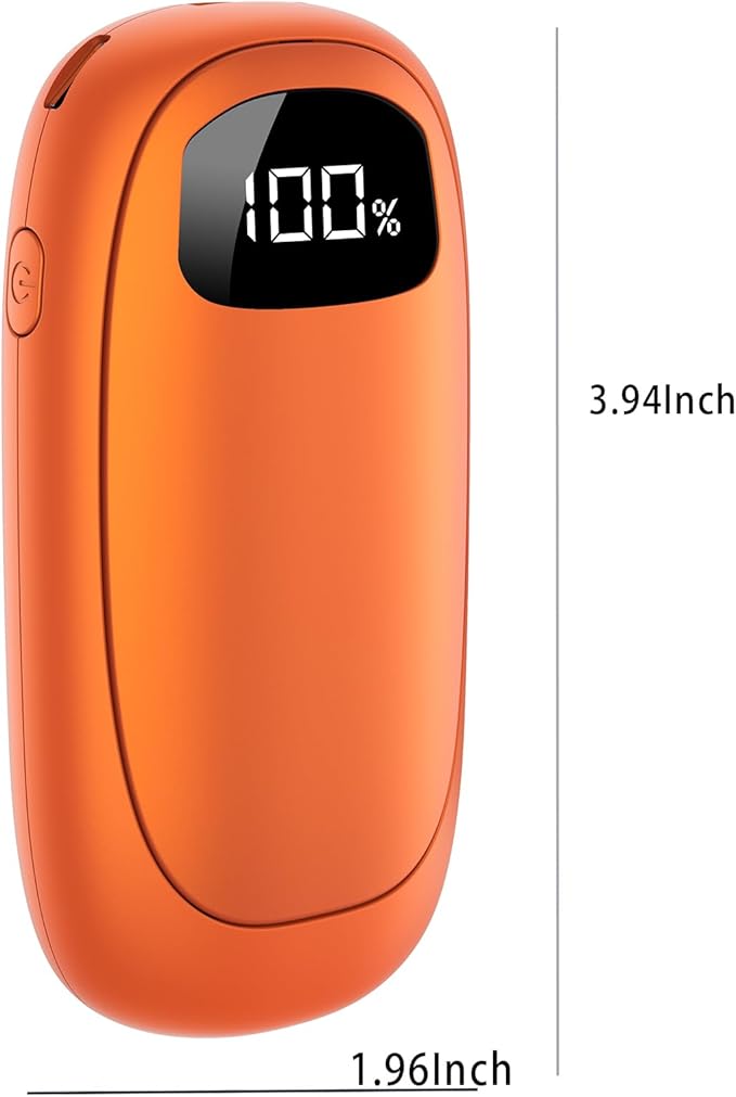 Hand Warmers Rechargeable - Electric Hand Warmers, Max 20 Hrs Warmth 4 Levels Heat Up to 131?? Dual-Side Heating Portable Reusable Pocket Heater 2 Pack for Raynauds, Hunting, Camping, Golf