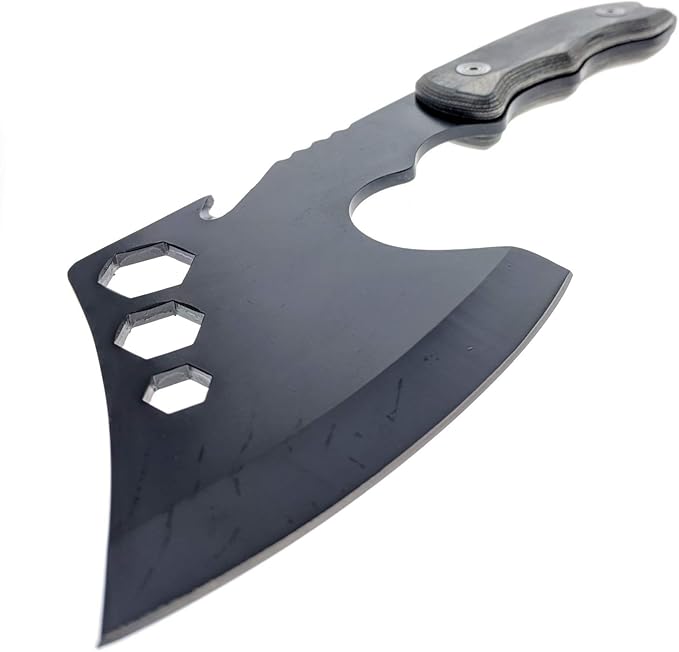 ASR Outdoor Handheld 12 inch Camping Axe Hatchet Full Tang Forged Steel
