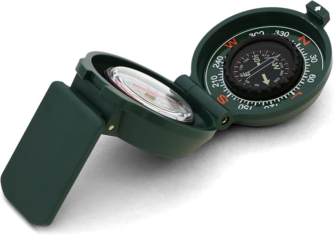 Coghlan’s Outdoor Compasses – Lightweight, Durable Navigation Tools for Hiking, Camping, Orienteering & Survival with Map, Wrist, Lensatic, LED, and Carabiner Options