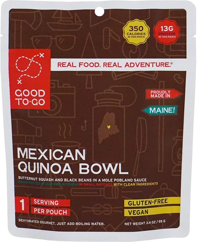 GOOD TO-GO Weekender 3-Pack | 2 Entrees + 1 Breakfast | Camping Food, Backpacking Food | Just Add Water Meals, Backpacking Meals | Dehydrated Meals Taste Better Than Freeze Dried Meals