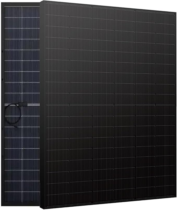 2PCS 445 Watt Solar Panels 12/24Volt Bifacial Solar Panel kit High Efficiency for RooftopPortable Power Station Farm Yacht and Other OffGrid Applications Total 890W