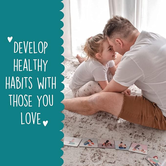YOGi FUN - Yoga Train Game, Mindfulness Cards for Kids and Adults, Fun Game, Family Yoga Game