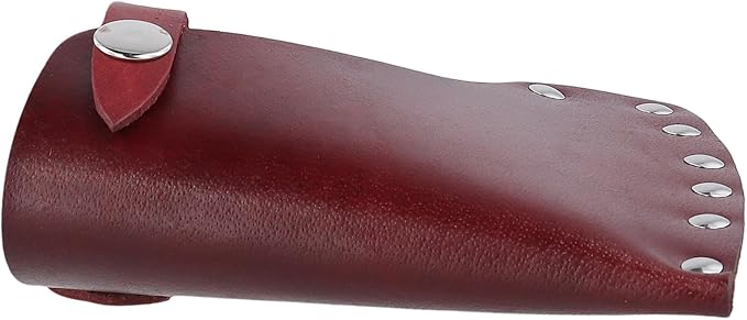 HOZEON 3 PCS Leather Axe Protector, Hatchet Sheath, Axe Head Cover for Outdoor, Camping, Lumberjacks