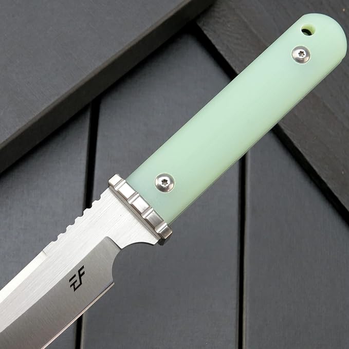 Eafengrow EF123 Fixed Blade Knife 14c28n Steel Blade G10 Handle Fixed Knife for Outdoor Camping Hunting Survival Tool Knives with Kydex Sheaths