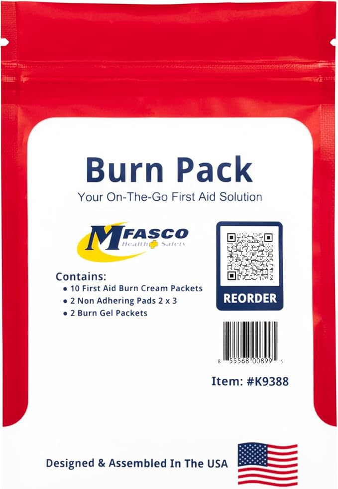 MFASCO First Aid Kit Refill Burn Care Refill Pack